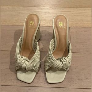 x REVOLVE Multi Strap Knotted Sandal in Ivory